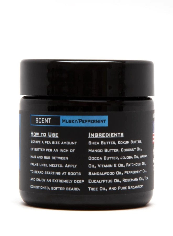 Badass Beard Care Beard Butter For Men - THE BIKER, 3 oz - Made of Natural Ingrediens for Healthy, Soften and Itchness Free Beard and Mustache - Image 2